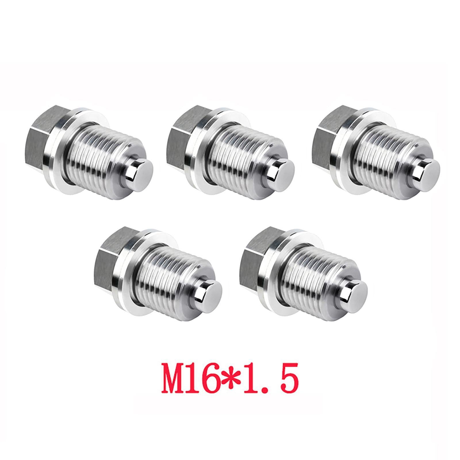 5 Pcs Magnetic Oil Drain Bolt For Toyota86 for Renault For BMW1 for Subaru