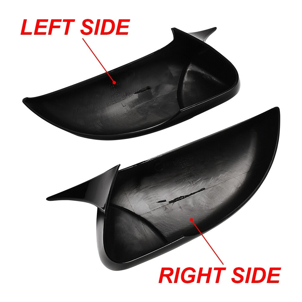 Glossy Black Car Mirror Covers Side Mirror Covers for 10-13 for VW for Golf MK6 GTI GTD