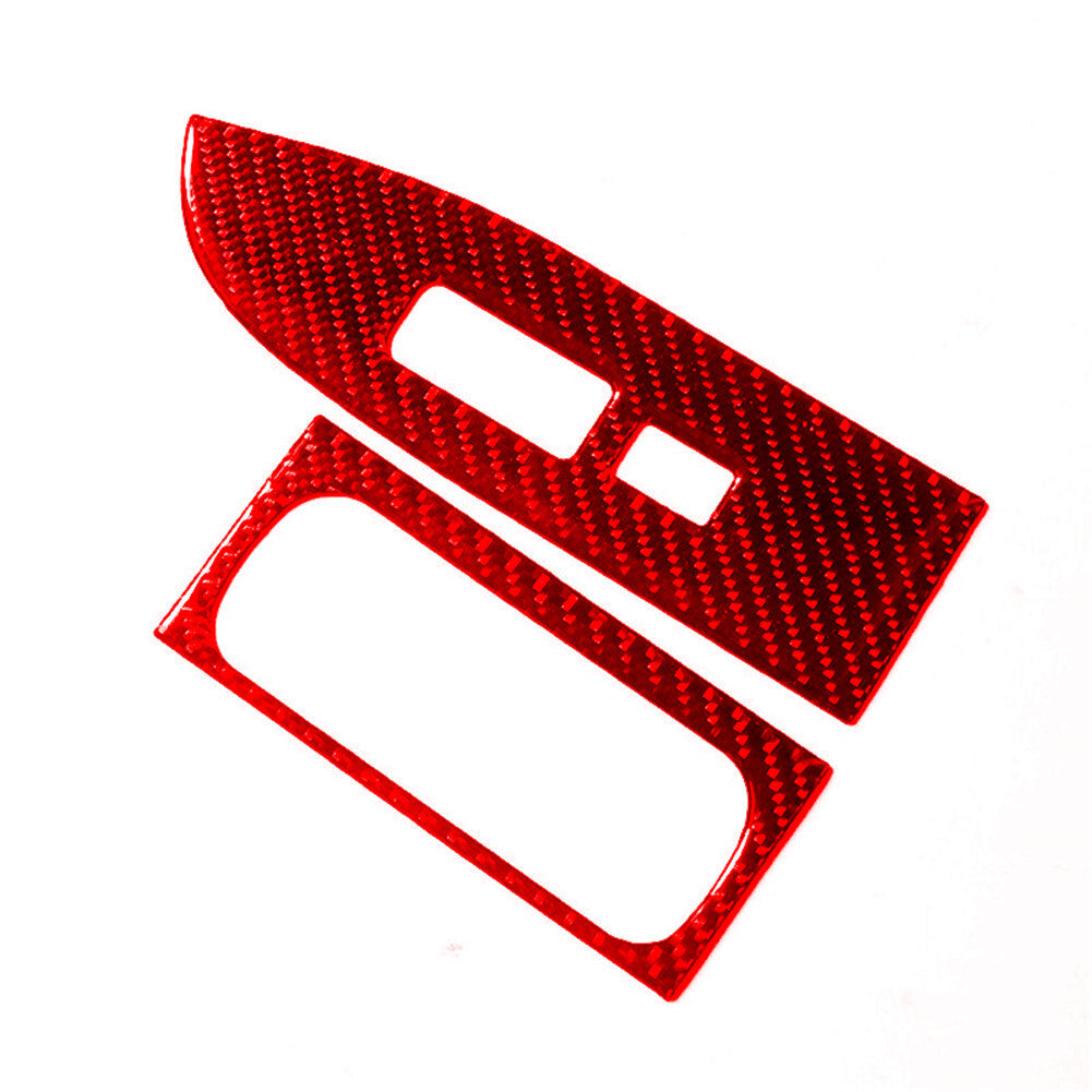 Carbon Fiber Sticker for Co -pilot door lift panel + pull for SUZUKI GRAND VITARA 2PC