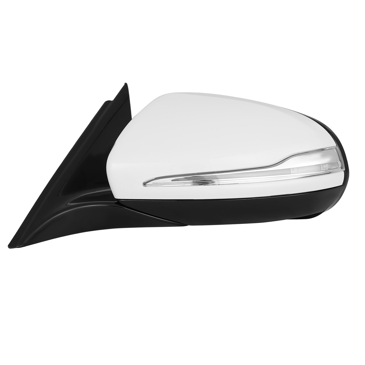 Left driver's side mirror for 2017-2020 for Mercedes E200 E300 E450 with blind spot monitoring.