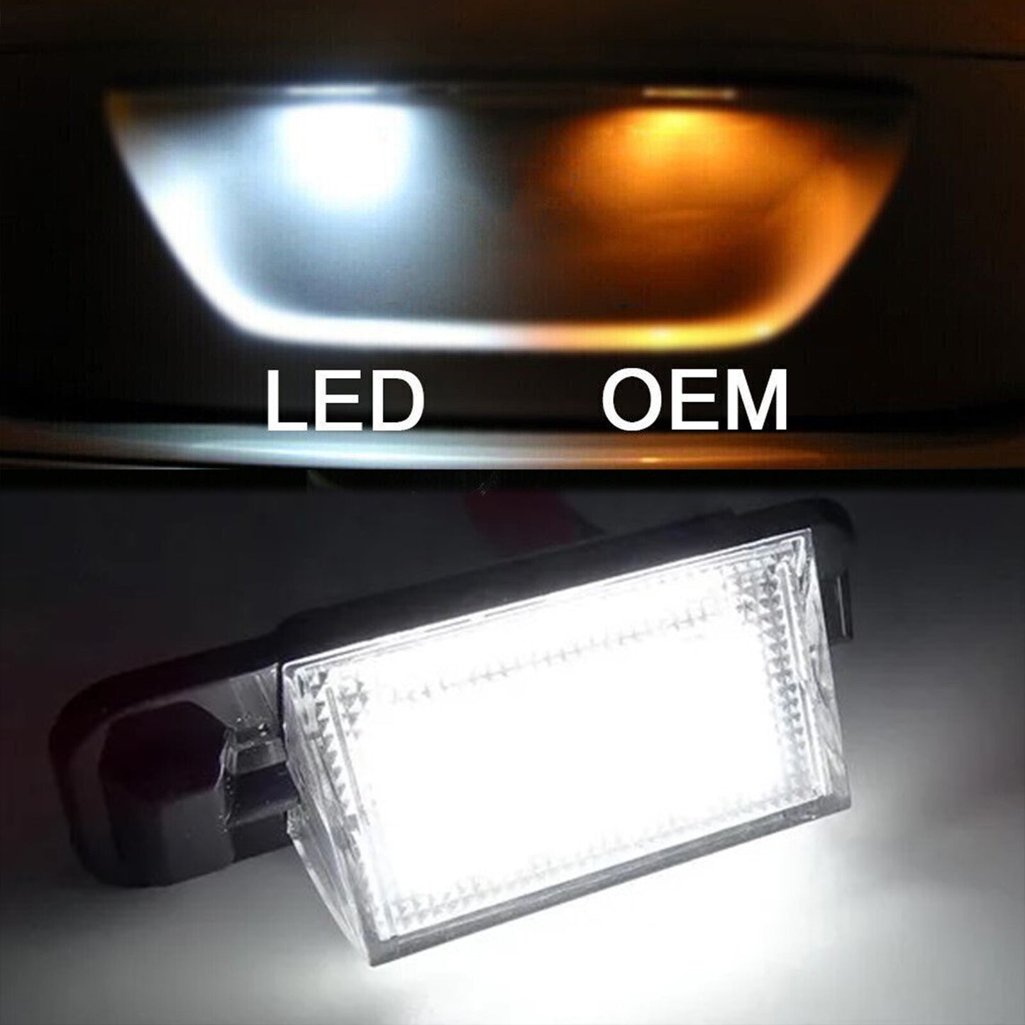 for BMW E36 License Number Plate Light No Error Xenon White Lamp Car Accessories