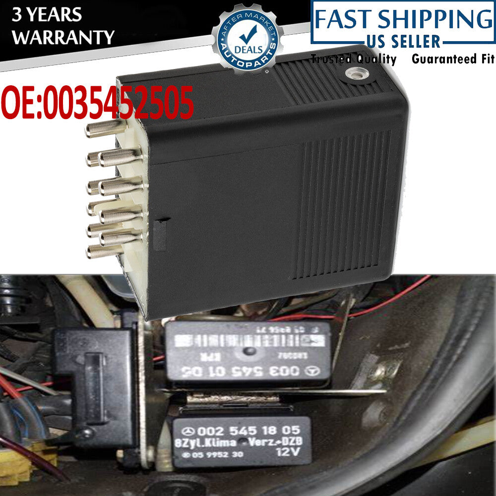 Fuel Pump Relay 0035452505 Fit for Mercedes-Benz 420SEL 560SEC 560SEL 560SL W126