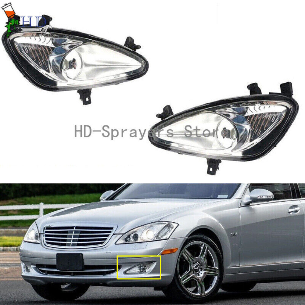 One pair of front bumper DRL fog lights are suitable for 2007-2009 for Mercedes-Benz W221 S550 S600