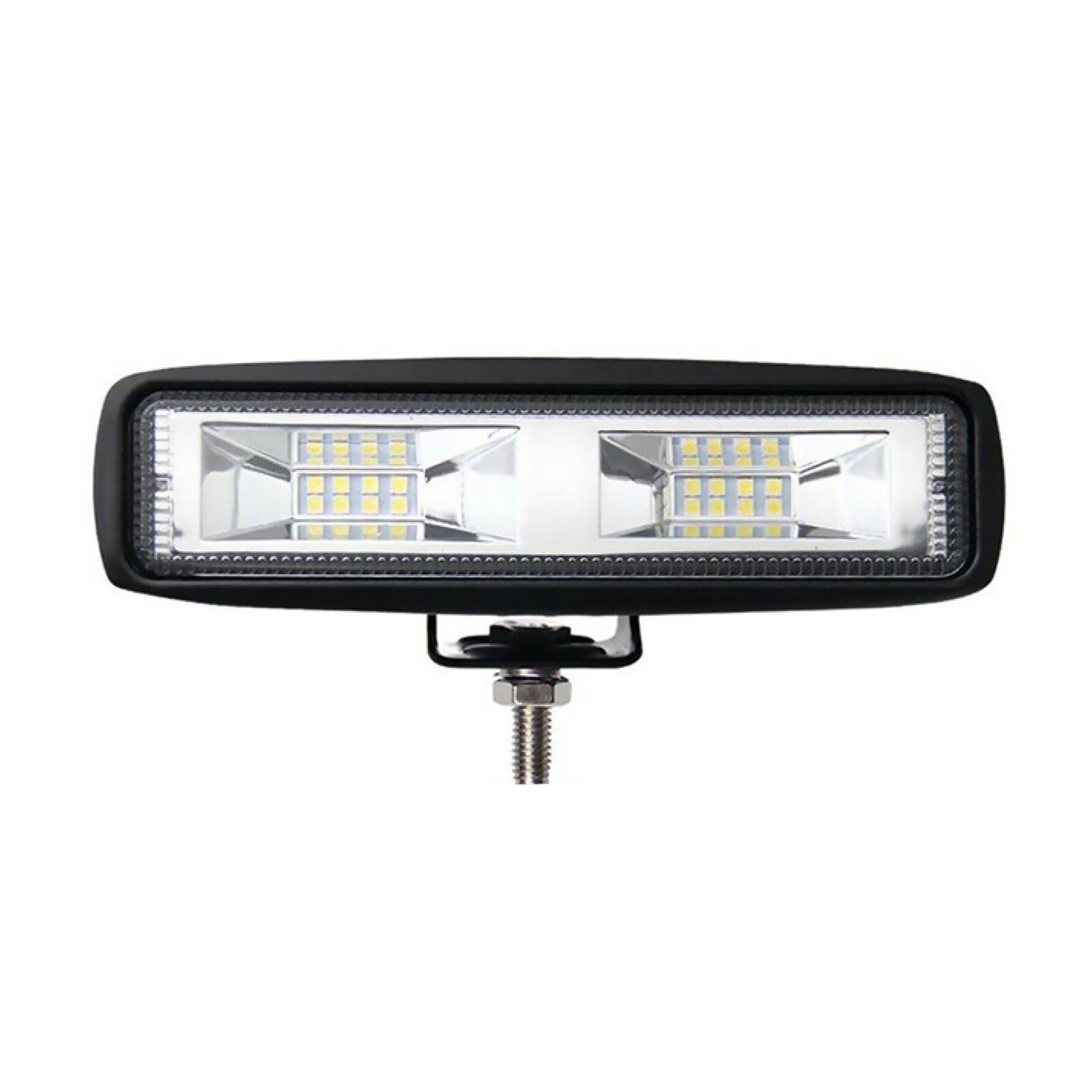12-24V 16 LED Flood Work Light Bar for SUV Off Road Car Roof Driving Fog Lamp