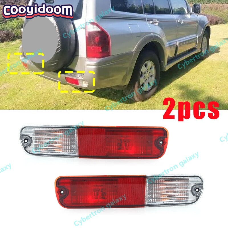 2PCS for Mitsubishi Pajero Montero V73 V75 2003-2006 Rear Reflector Signal Lamp