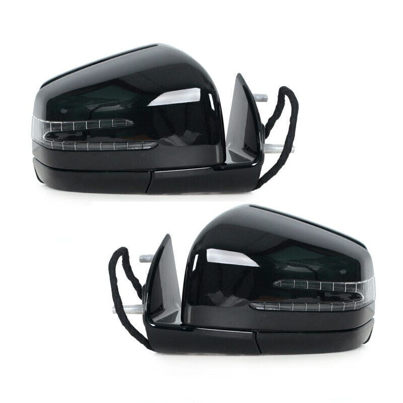 Black Rear View Side Mirror Assembly for Mercedes Benz W164 X164 ML GL 2005-2011