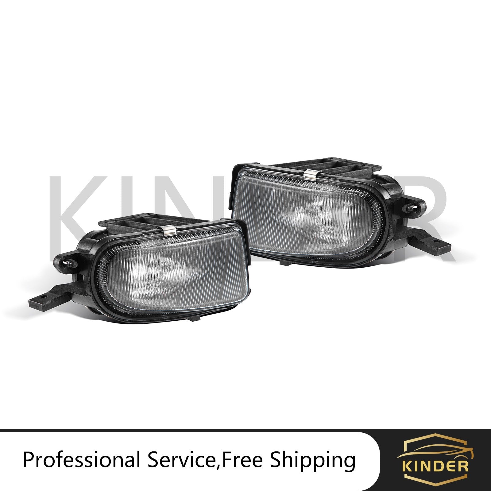 Pair Front Fog Light for Mercedes-Benz W210 E200 E220 E240 E280 E300 New