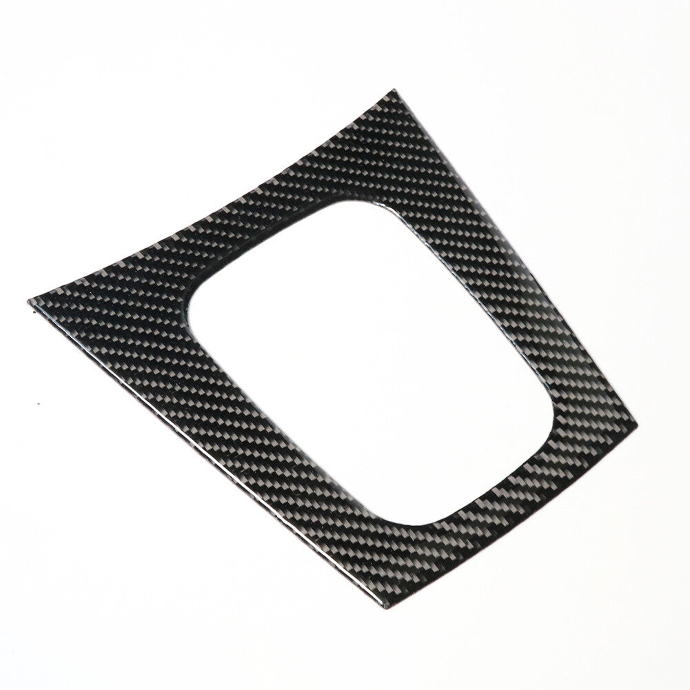 Carbon Fiber Gear Shift Panel Outer Frame Trim Cover for Subaru Forester 2005-08