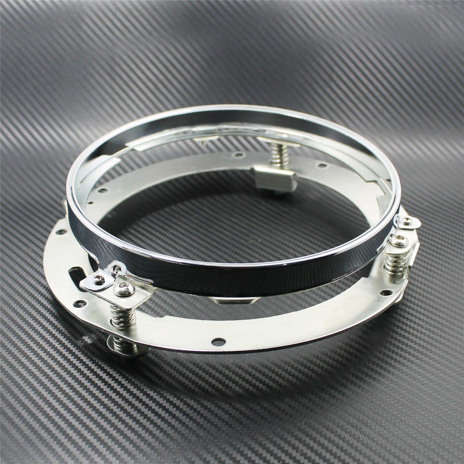 7 inch Chrome Round Headlight Ring Mounting Bracket