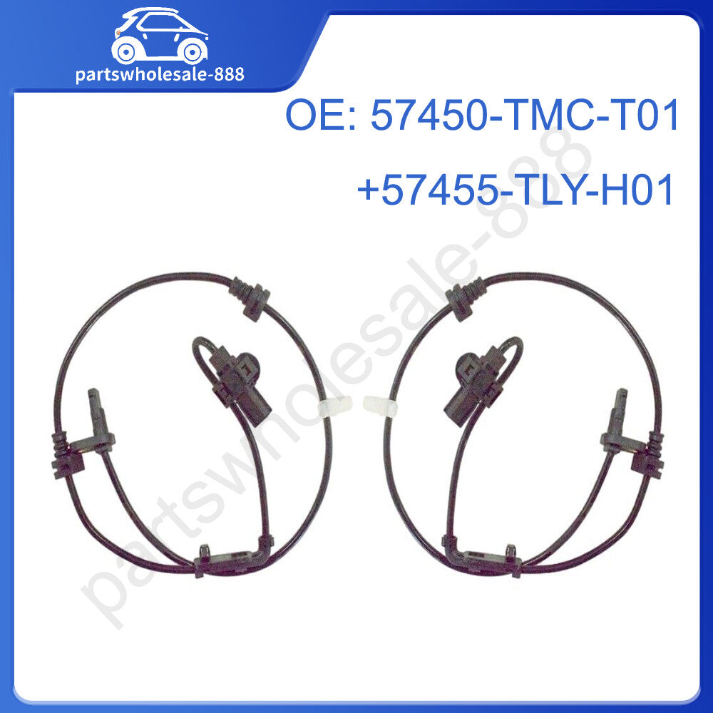 1 Set For 2018-2021 CRV ABS Wheel Speed Sensor RW1 RW2 57455-TLY 57450-TMC