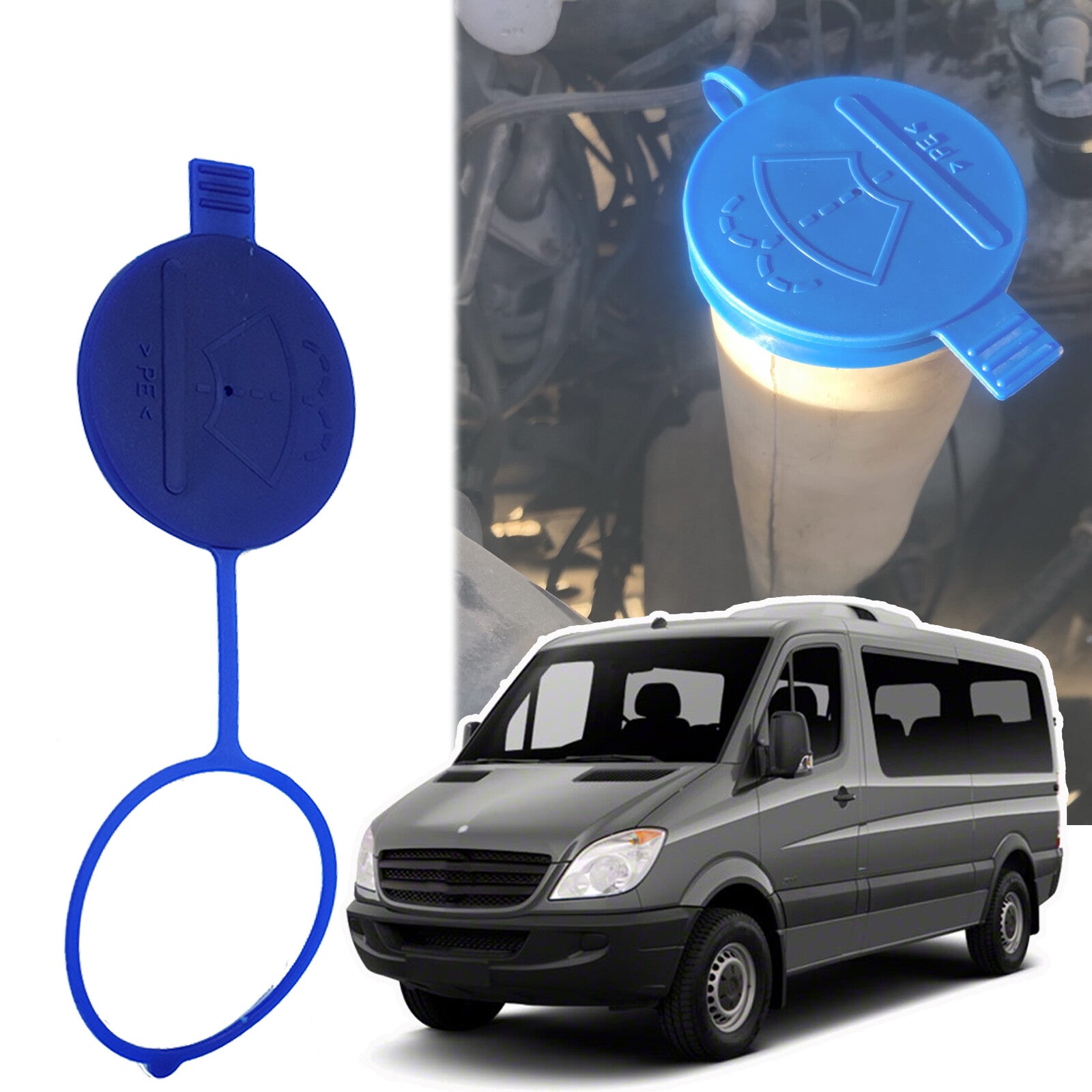 Cap lid washing water tank wiping water for Mercedes Sprinter for VW Crafter DE