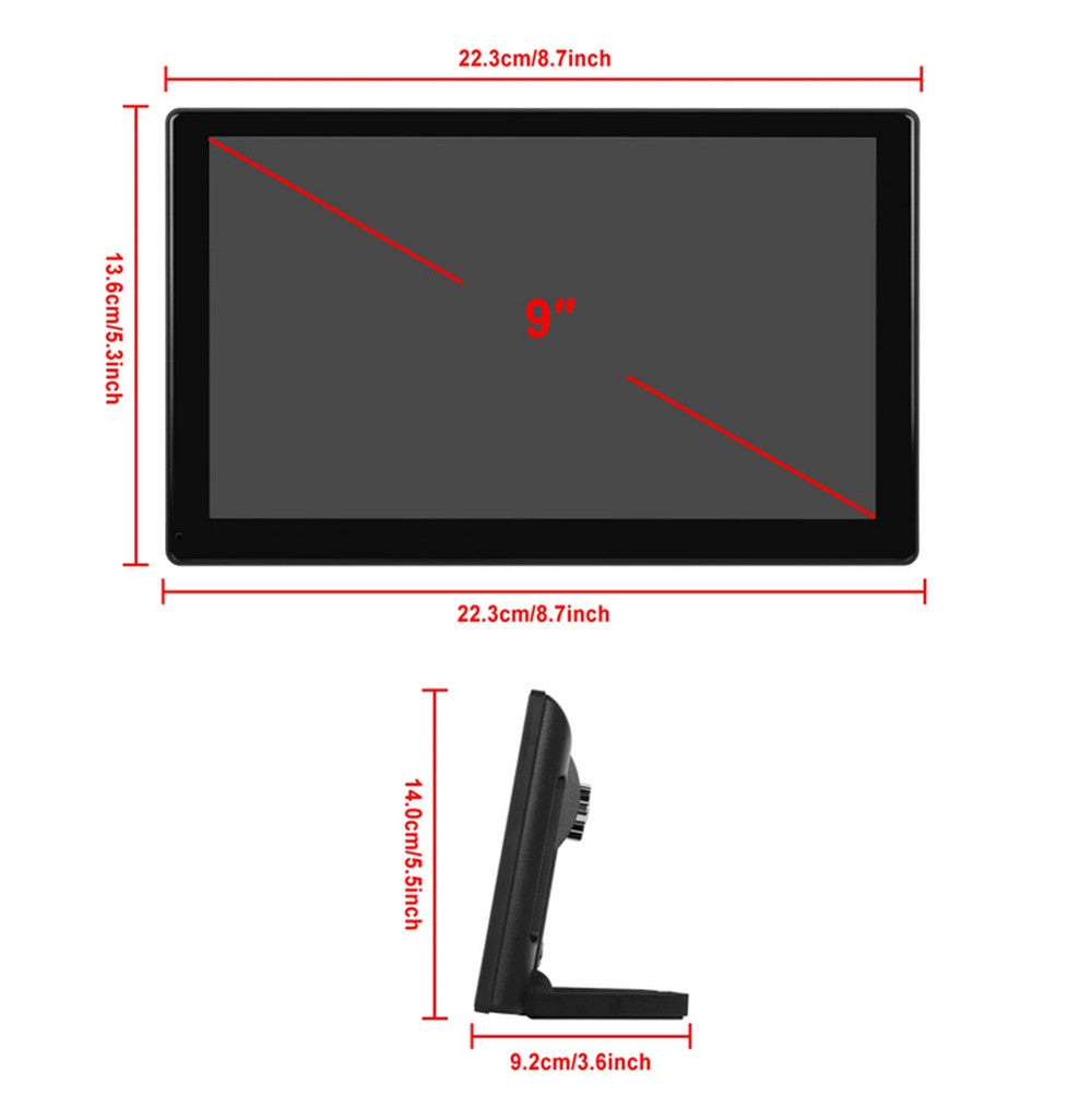 Portable For Apple CarPlay Android Auto Bluetooth Car Monitor DVR ADAS Dash Cam