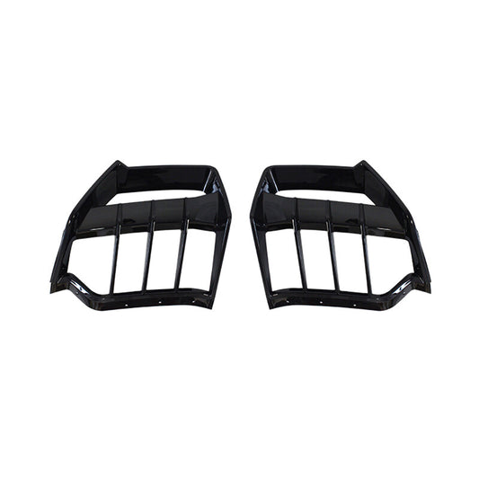 Gloss Black V4 Attached Rear Bumper Diffuser Boiler Fits for Corvette C8 Z51 20-25