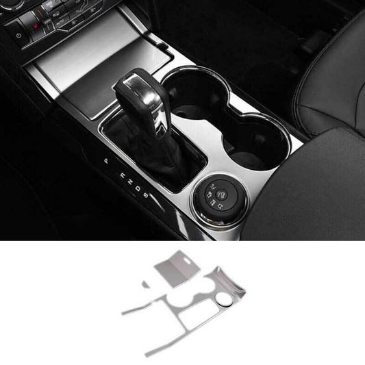 Matt Silver Middle Console Gear Shift Panel Trim 3PC for Ford Explorer 2016-2019