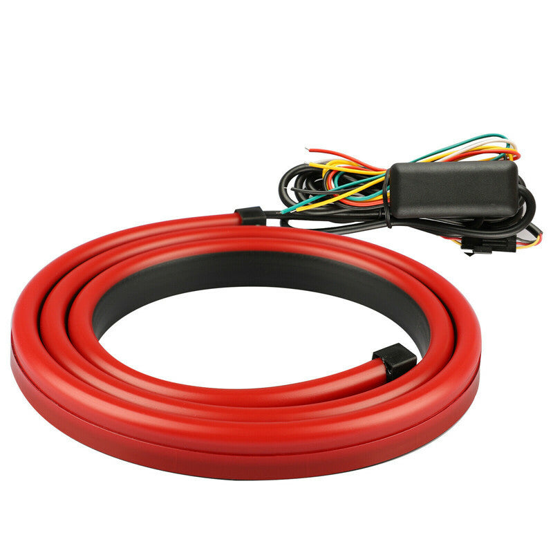 Red Car Trunk Tail Brake Stop LED High Rear Lamp Turn Signal Running Light Strip
