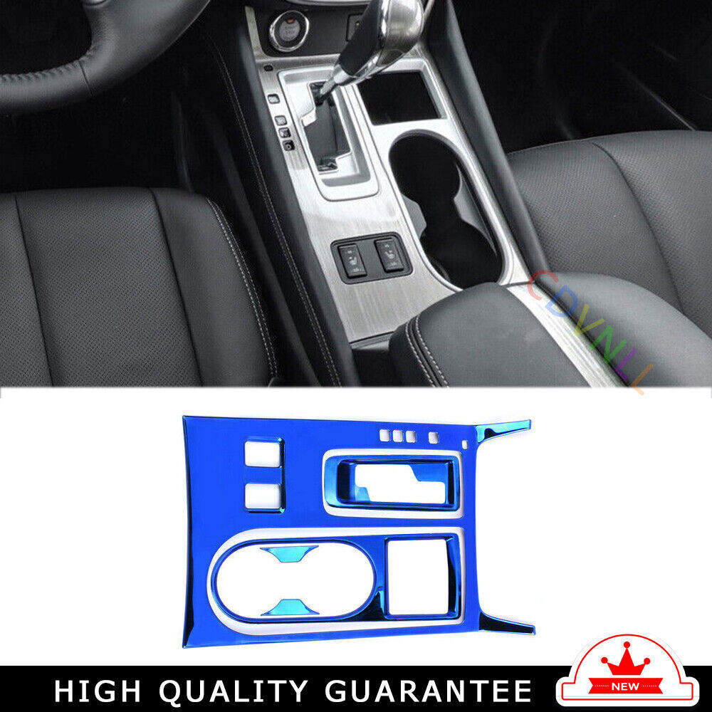 Console Gear Shift Frame Cover Trim 3 for Nissan Murano 2015-2021 Blue Titanium