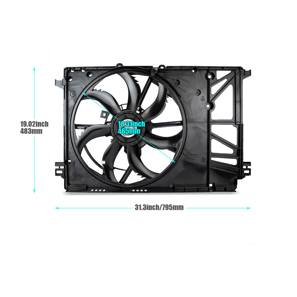 new 1-piece engine cooling fan assembly for Toyota RAV4 2019-2021 1636025010