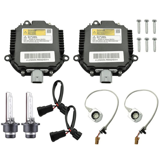 2pcs Xenon Ballast Igniter HID D2S Bulb Kit for Infiniti G35 G37 Q40 Q50