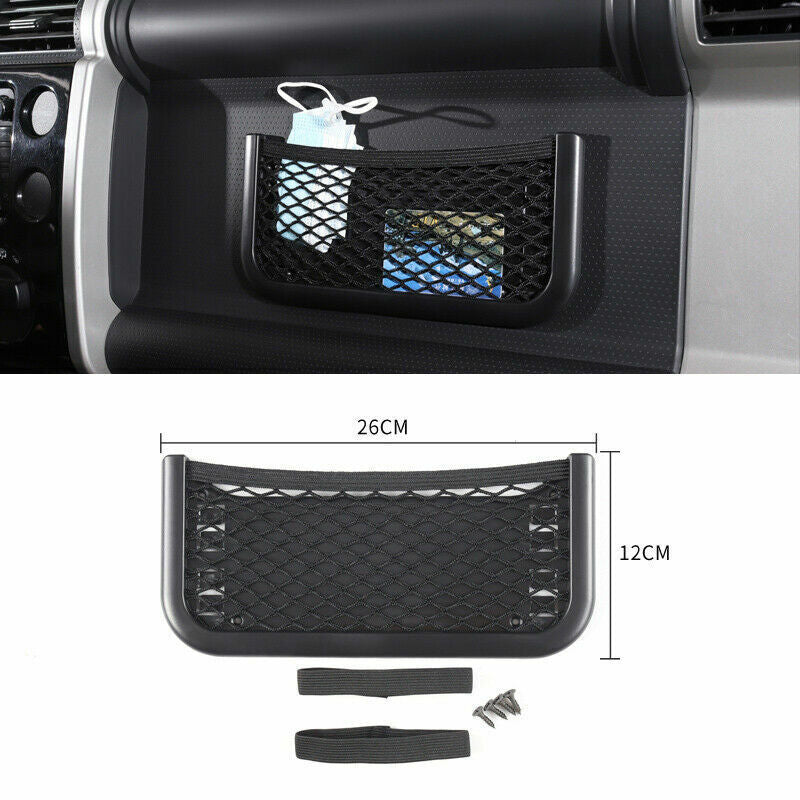 for Toyota FJ Cruiser 2007-2014 Black Inner Storage Box Net Bag Frame Cover Trim