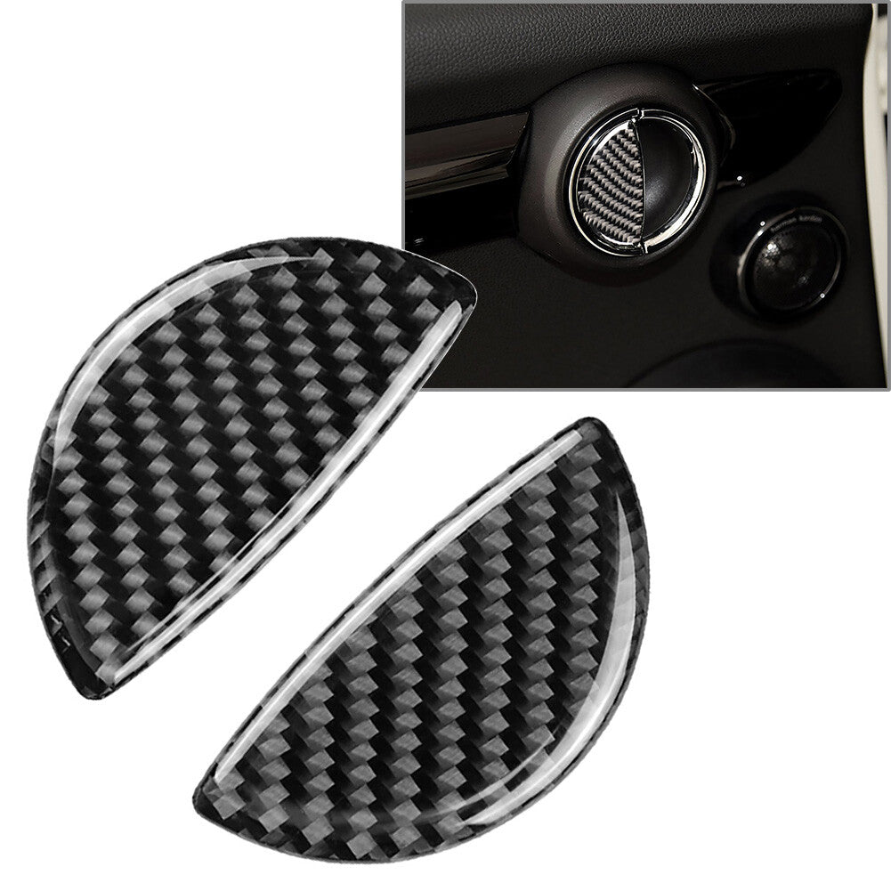 for BMW for Mini Cooper R55 R56 R60 F55 03-2018 Carbon Fiber Door Handle Cover Trim