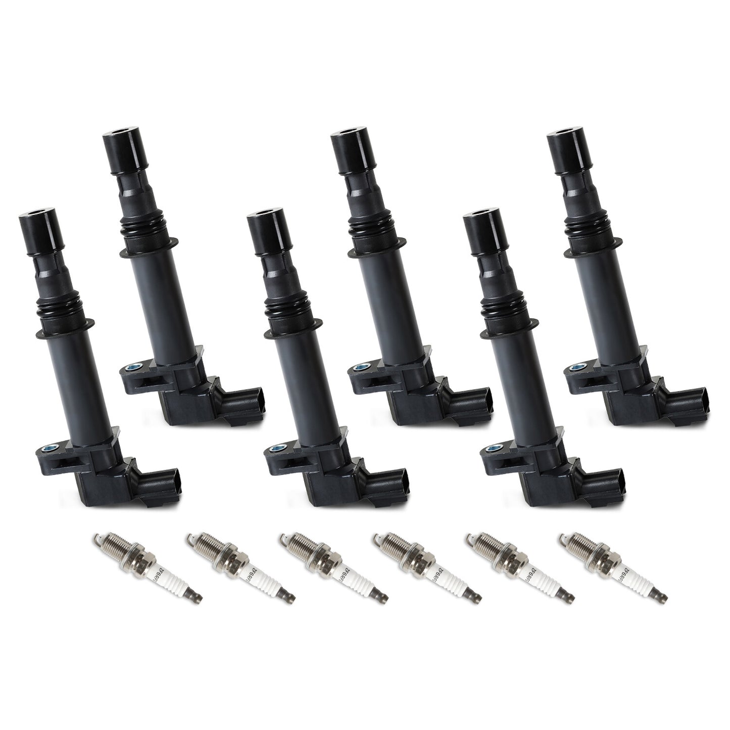 6X Ignition Coil + 6X Spark Plug Set for 2002-2007 for Dodge for Ram 1500 4.7L V8 UF270