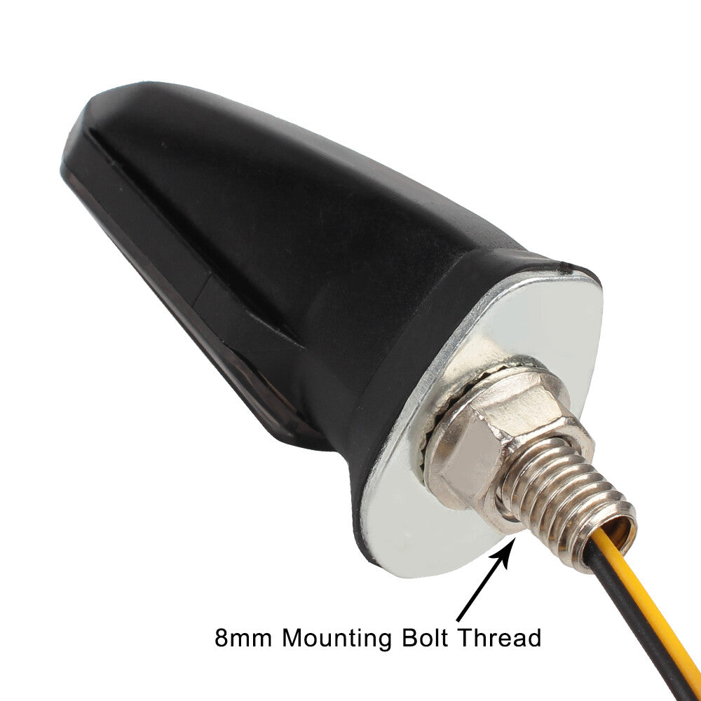4-piece motorcycle LED turn signal flashing light indicator for Honda for Yamaha Haha-Lei