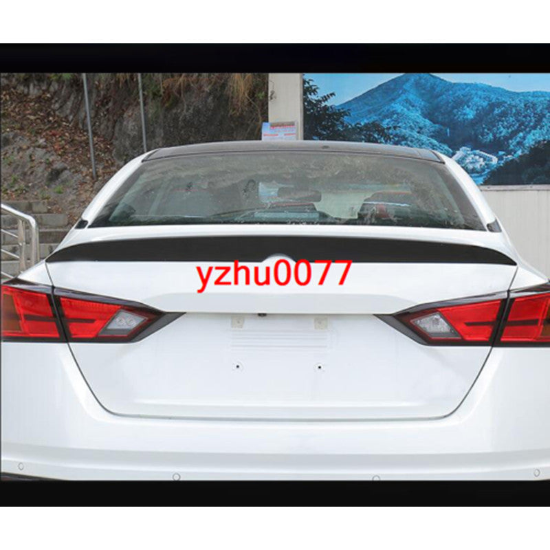 for Nissan Altima 2019-2022 Glossy Black Rear Tail Trunk Spoiler Wing Lip Trim