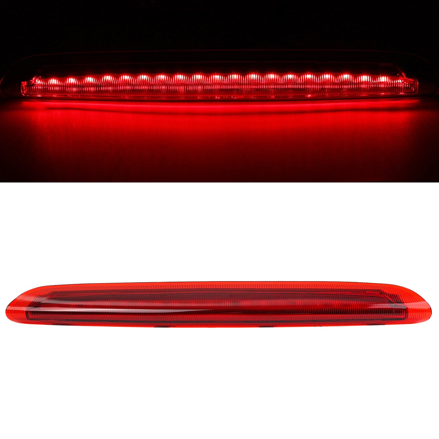 for Audi A3/RS3 2004-2012 Rear Brake Light 3rd Brake Light Red Lens