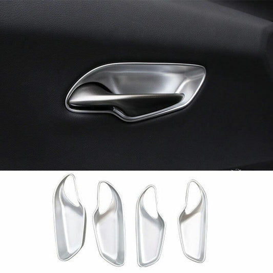 Fit for Lexus UX200 250h 2019-2022 Matt Silver Inner Door Bowl Cover Trim 4pcs