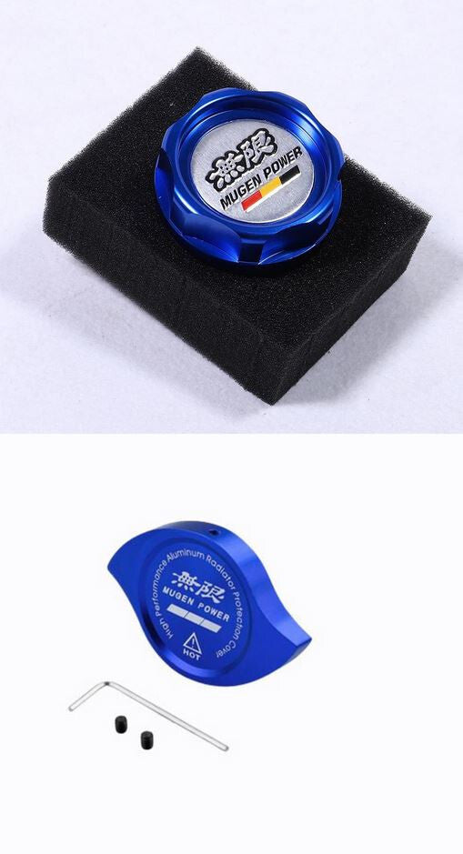 Blue engine oil filler cap for Mugen engines, suitable for Honda for Acura .