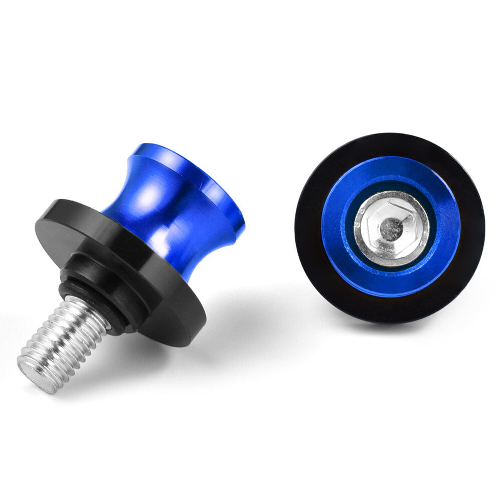 Schwingenspulen Slider Stand Schraube 8MM f¨¹r for HONDA CBR 600 900 1000RR Paar Blau