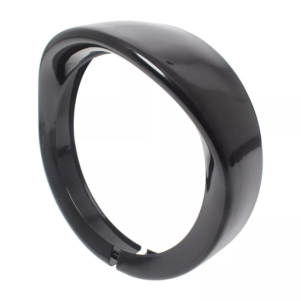 7Black Headlight Trim Ring Guard Cover Bezel for Harley Road King Electra Glide