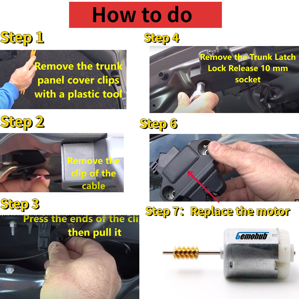 Trunk Lock Latch motor for 2013-2015 for Kia Sorento XM FL,2014-15 Sorento 2.4L 3.3L