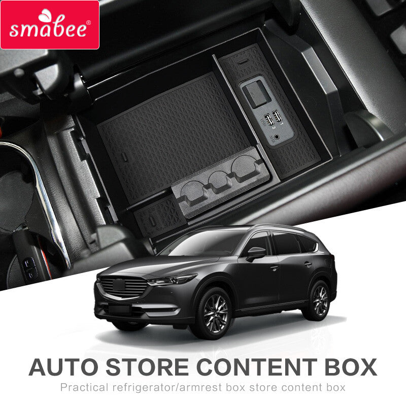 Armrest Box Storage for MAZDA CX-8 CX-9 2016 - 2021 CX8 CX9 central Coin storage