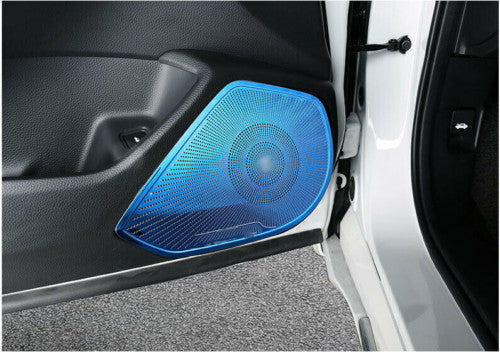 for Honda Accord 10th 2018-2022 Blue Steel Car Inner Door Horn Frame Cover Trims