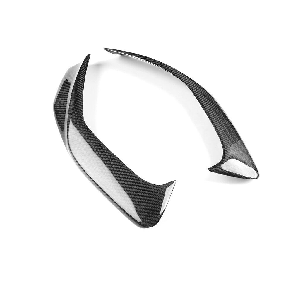 Carbon Fiber Headlight Eyelid Eyebrow Cover Trim for Honda Prelude 1997-2001