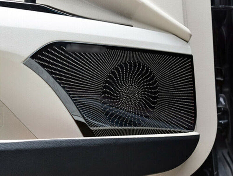 for Toyota for Camry 2018-23 Black titanium Inner Door Speaker Panel Cover Trim Set