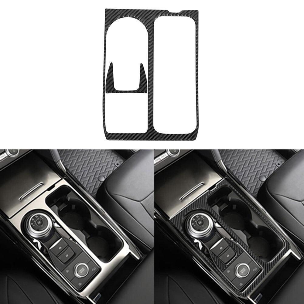 Carbon Fiber Center Gear Shift Panel Cover Trim for Ford Explorer 2020-2023