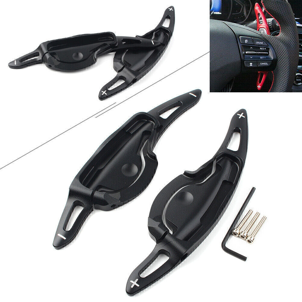for Hyundai LA FESTA 2019 Car Steering Wheel Paddle Shifter Extension Black
