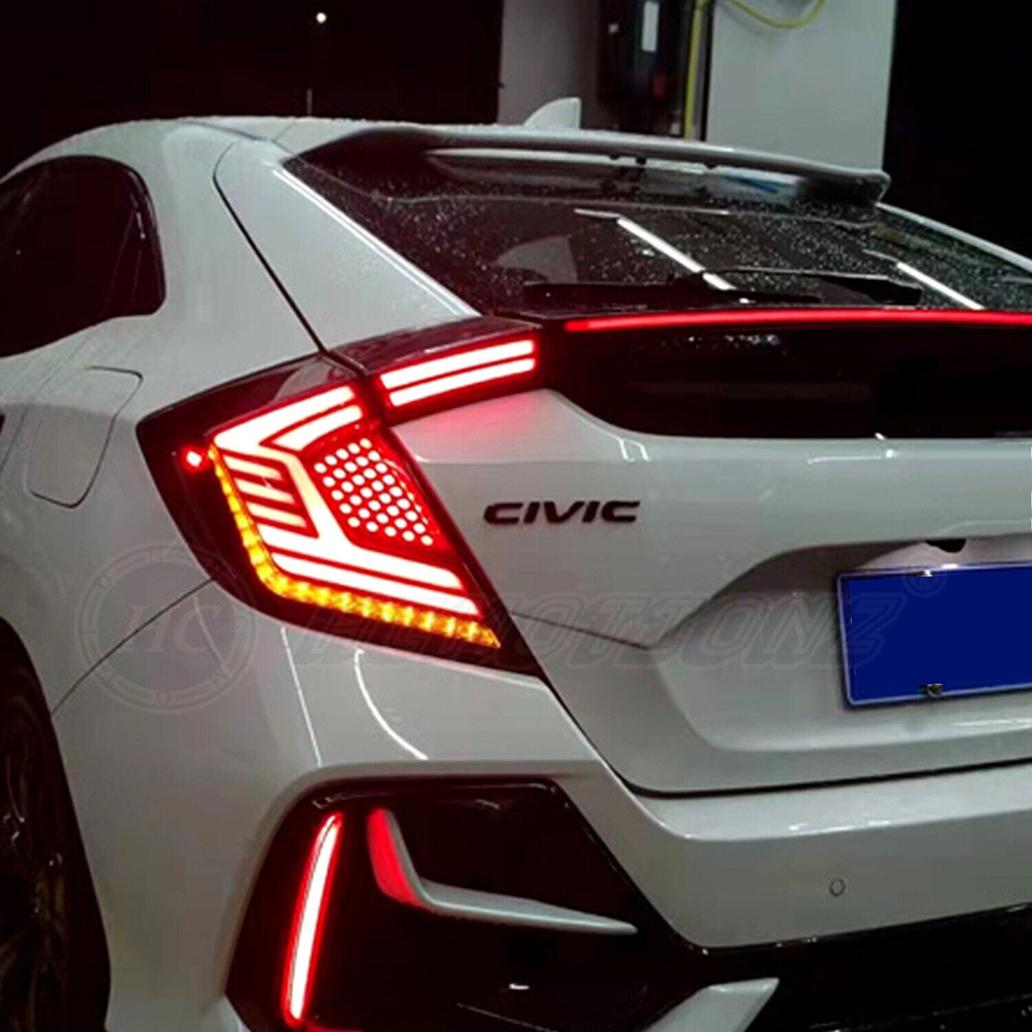 LED taillights for Honda for Civic Hatchback FK7 FK8 2017 - 2021 rear lights