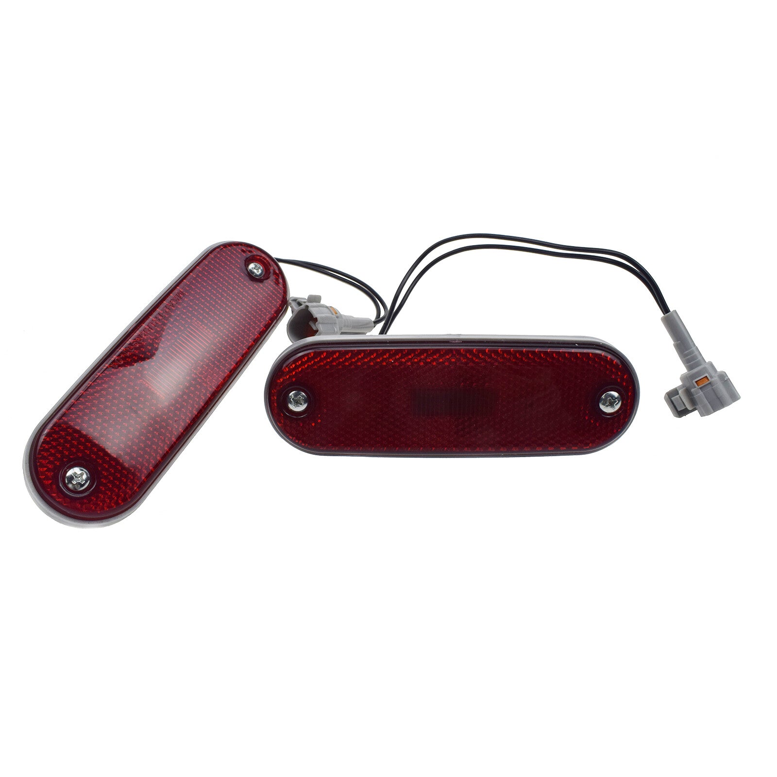 Reflective side marker light driver and passenger side 2 pieces suitable for Toyota RAV4 96-2000