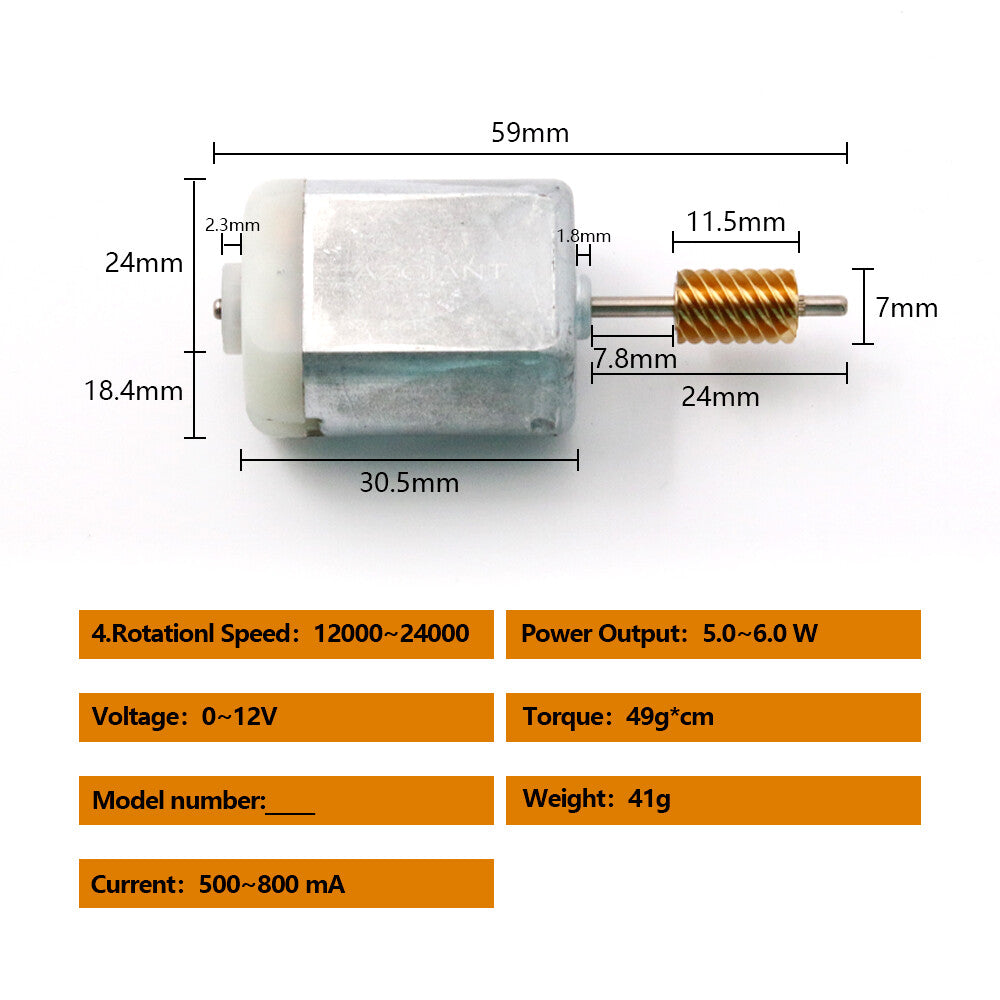 Automotive door lock actuator motor suitable for Ford Mondeo III MK3 2001 - 2007 XS41-A21813-DE