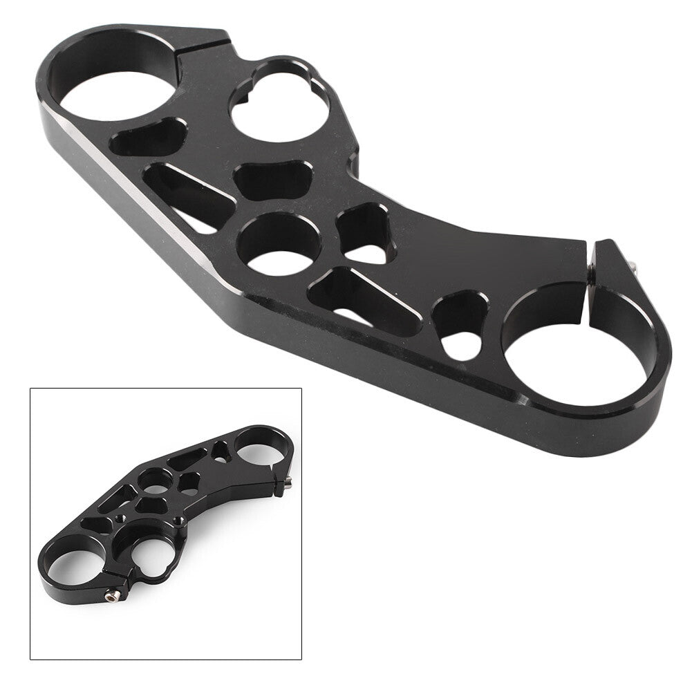 Front End Upper Top Clamp Triple Tree Fits for Suzuki GSXR 1000 K7 Black motorcycle