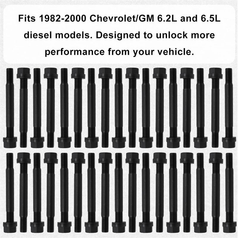 Cylinder Head Stud Replacement Kit for 1982-2000 for Chevrolet /GM 6.2L  6.5L Diesel