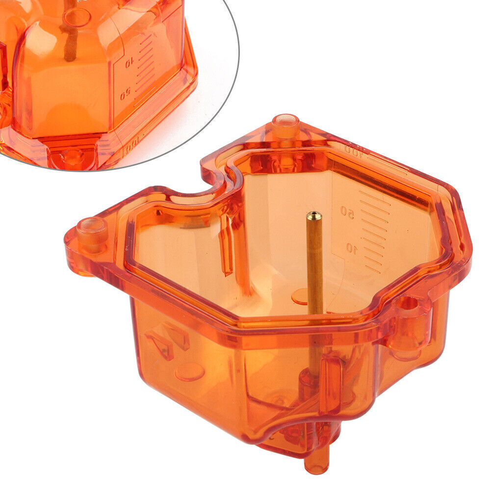 Plastic Clear Carburetor Float Bowl Chamber Fit For PZ 26/27/30/32mm Carb Orange
