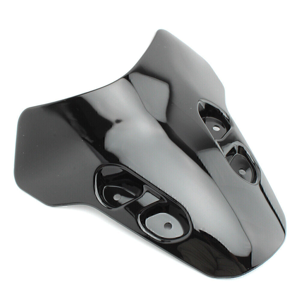 Motorbike Windshield Wind Deflector Windscreens for Yamaha MT07 2021-2022 Black