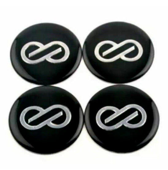 2. Side fender stickers and badges for Volvo T6 cars, stainless steel, black chrome plated.