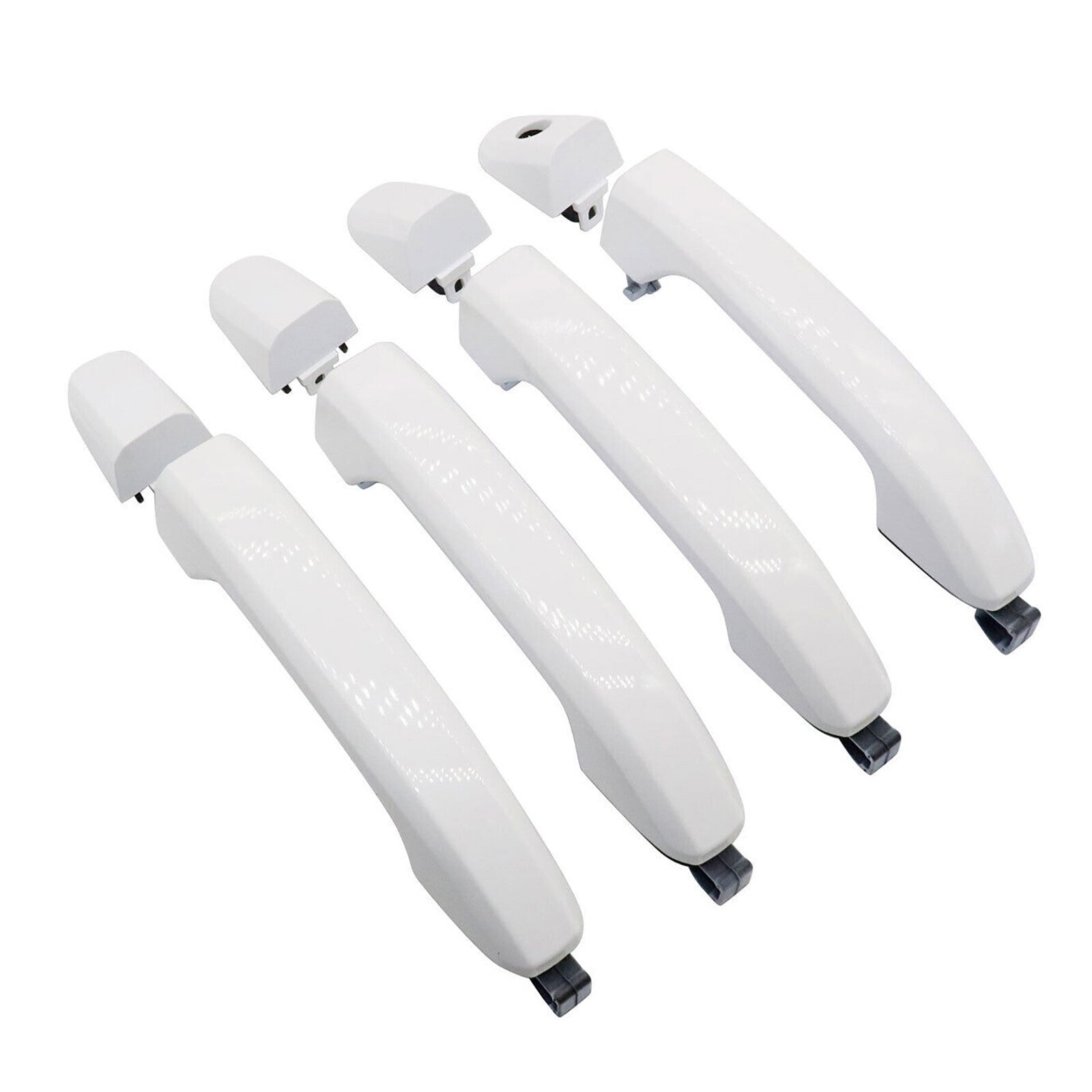 4pcs Olympic White Door Handles for Chevrolet Silverado 1500 2014-2018 22929464
