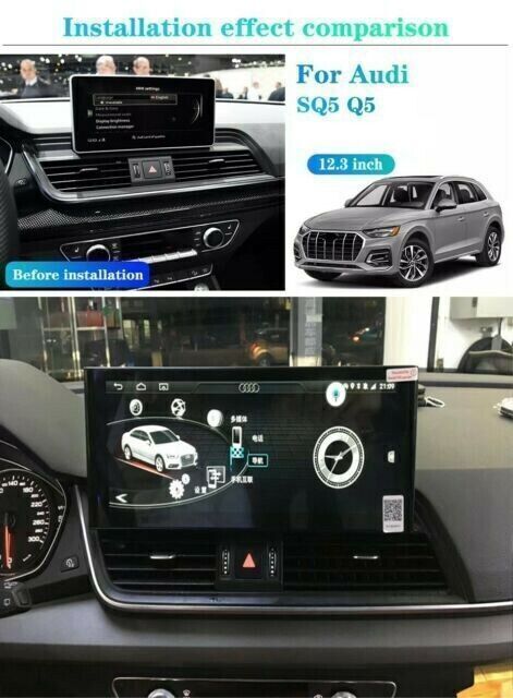 4+64 for AUDI Q5 Multimedia carpal WIFI 4G Android GPS Navigation 12.3