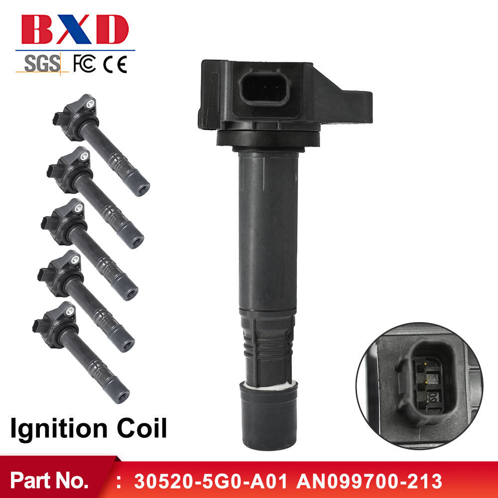 6X Ignition Coils for Honda Odyssey Accord Pilot for Acura MDX RLX TLX 30520-5G0-A01